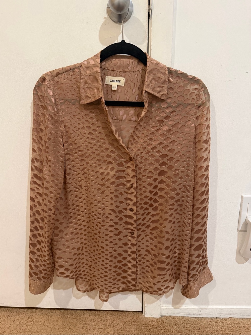 L'AGENCE | Printed Button down, XXS